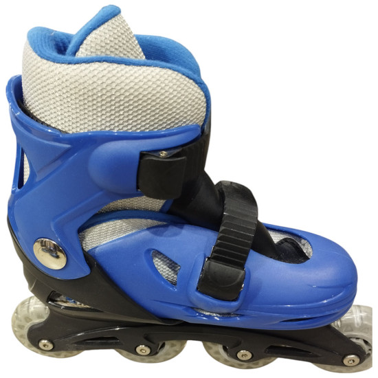 Rulyt Inline Πατίνια set of skates + helmet + protectors size S (35-38), blue Rulyt Inline Πατίνια set of skates + helmet + protectors size S (35-38), blue